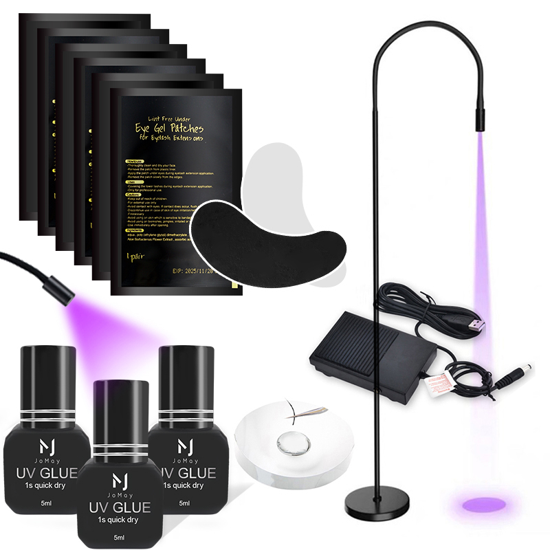 J Beauty Makeup - JOMAY-مجموعة غراء UV احترافية ، مصباح
