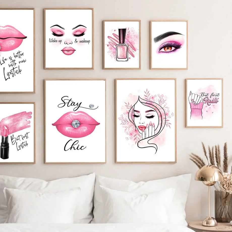 J Beauty Makeup - (لوحة فنية على القماش ثنائية الأبعاد)