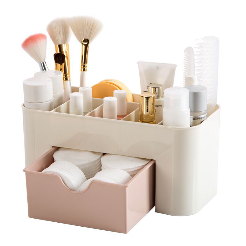صندوق تخزين منظم المكياج مع در - مراجعة Beauty Makeup Box Set وسعره