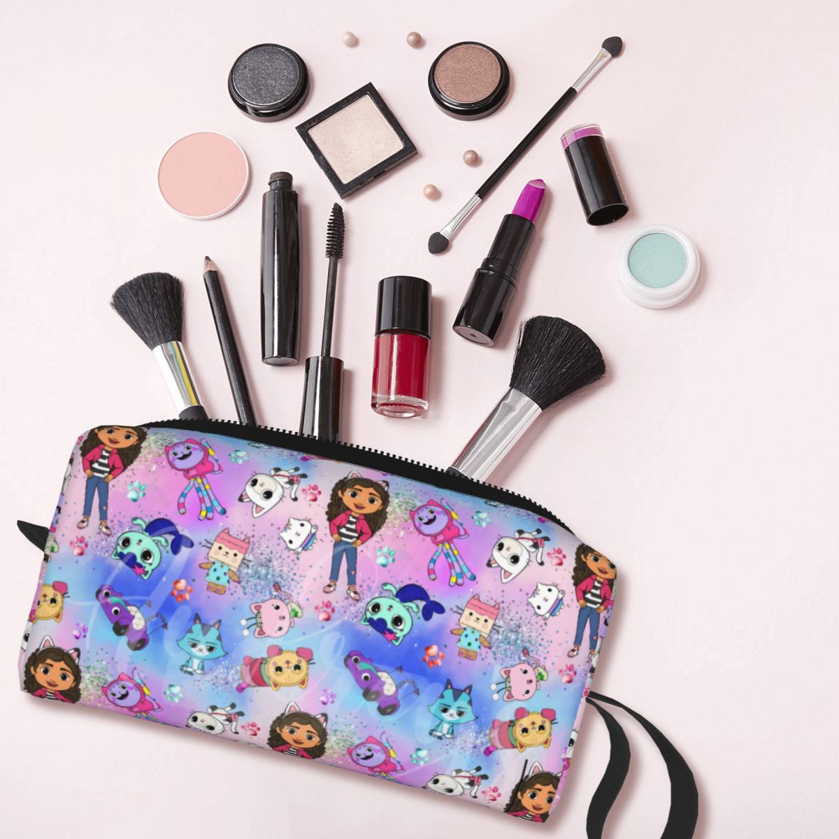 السفر Gabbys دمية نمط أدوات ال - مراجعة Beauty Makeup Kit Box وسعره