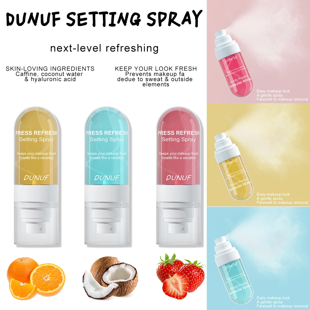 DUNUF 1 قطعة بخاخ تثبيت المكيا - مراجعة Makeup Fixing Mist وسعره