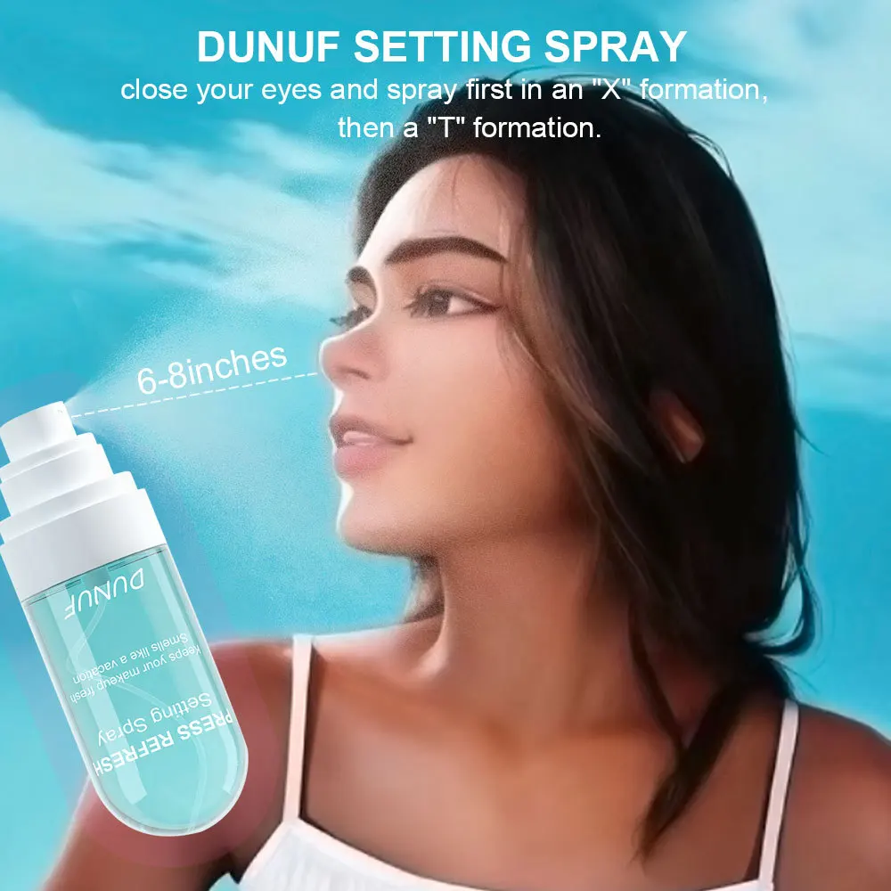 DUNUF 1 قطعة بخاخ تثبيت المكيا - مراجعة Makeup Fixing Mist وسعره