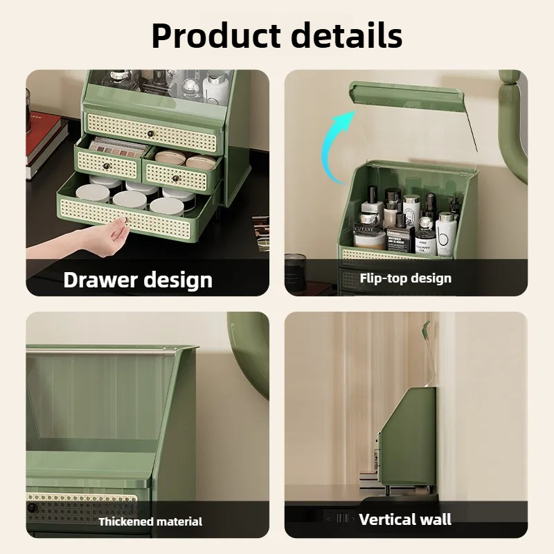 ‌ منظم مكياج أكريليك مكون من 6 - مراجعة Beauty Makeup Box Set وسعره