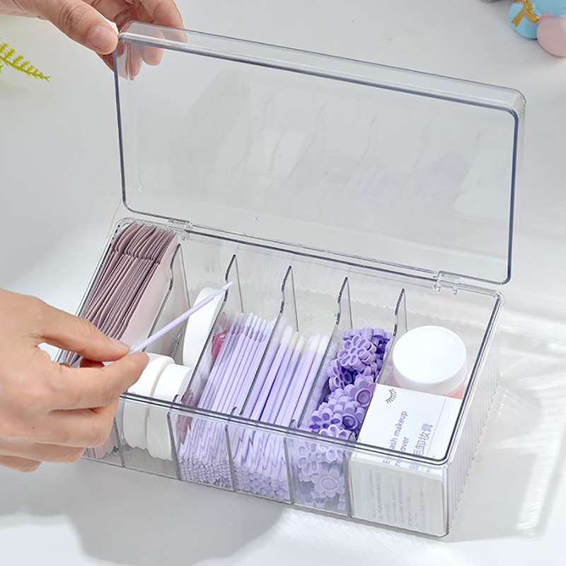 صندوق تخزين أدوات رموش بسعة كب - مراجعة Beauty Makeup Box Set وسعره